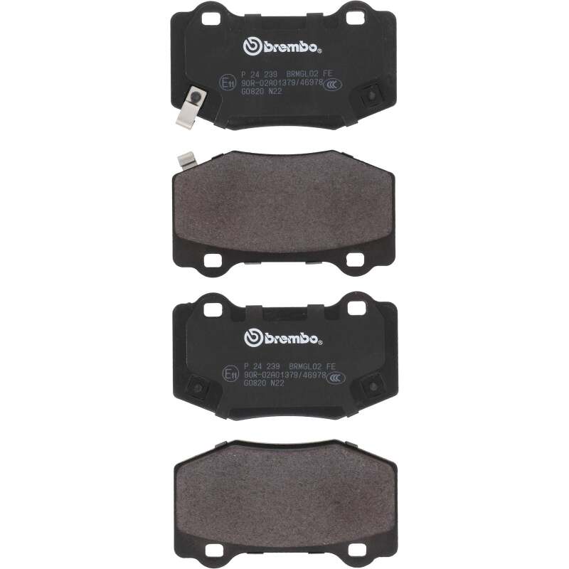 Brembo OE 15-22 Ford Mustang PRIME Low-Met Brake Pad - Rear thumbnail 2