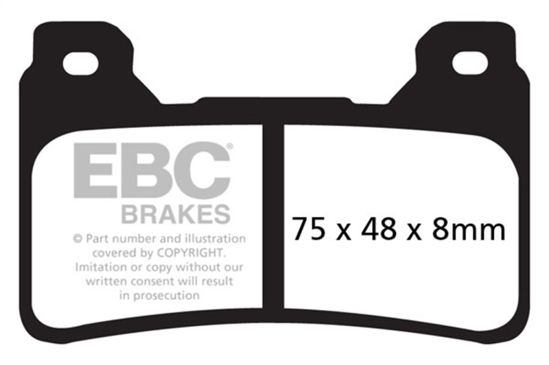 EBC 05-06 Honda CBR 600 RR Front Left/Right Sintered HH/R Brake Pads