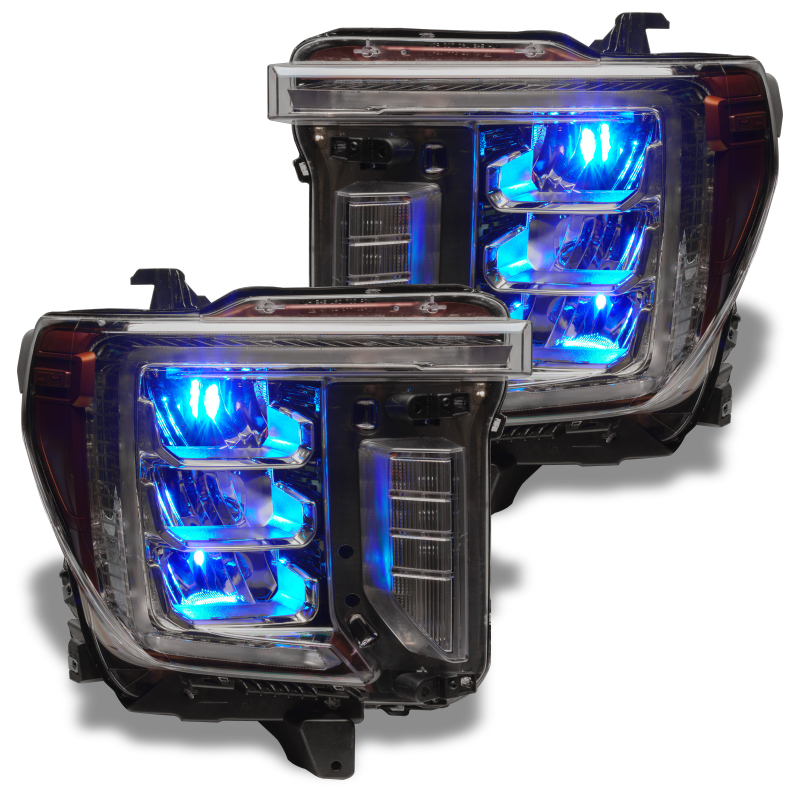 Oracle 19-21 Silverado/Sierra 1500 RGB Demon Eye Headlight Kit - w/o Controller thumbnail 5