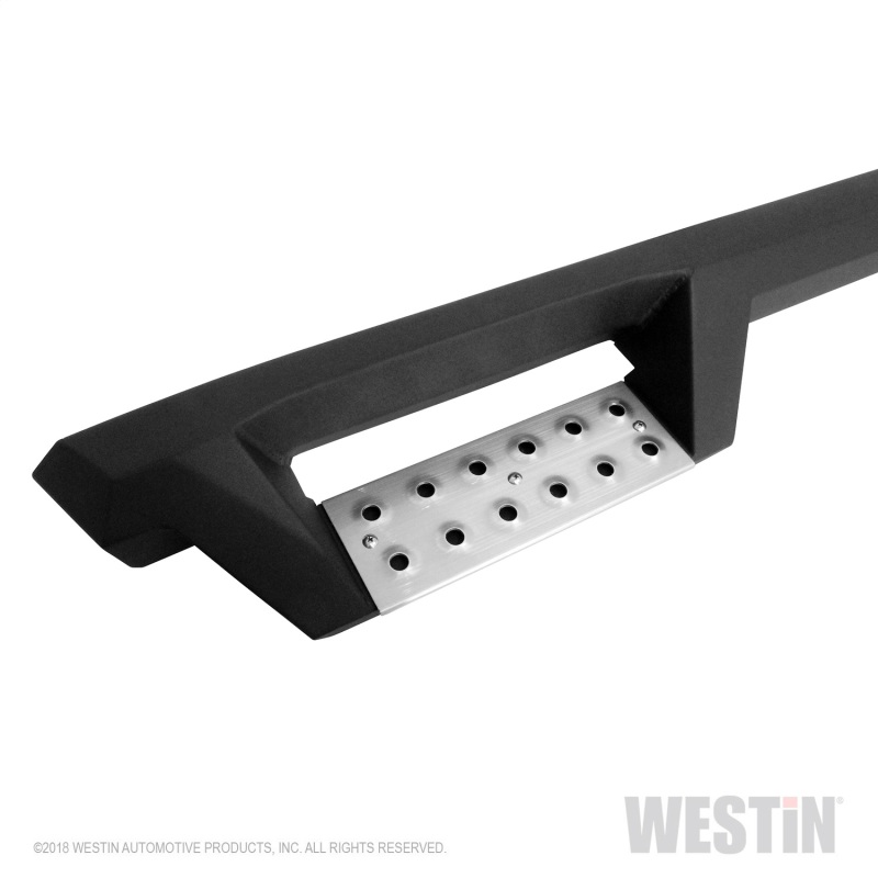 Westin 2019 Chevrolet Silverado/Sierra 1500 (5.5ft) Drop Wheel to Wheel Nerf Step Bars - Txt Black thumbnail 8