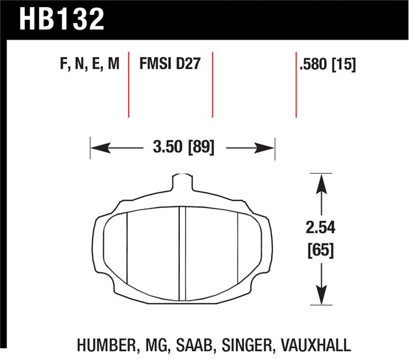 HAWK Black Brake Pad Sets