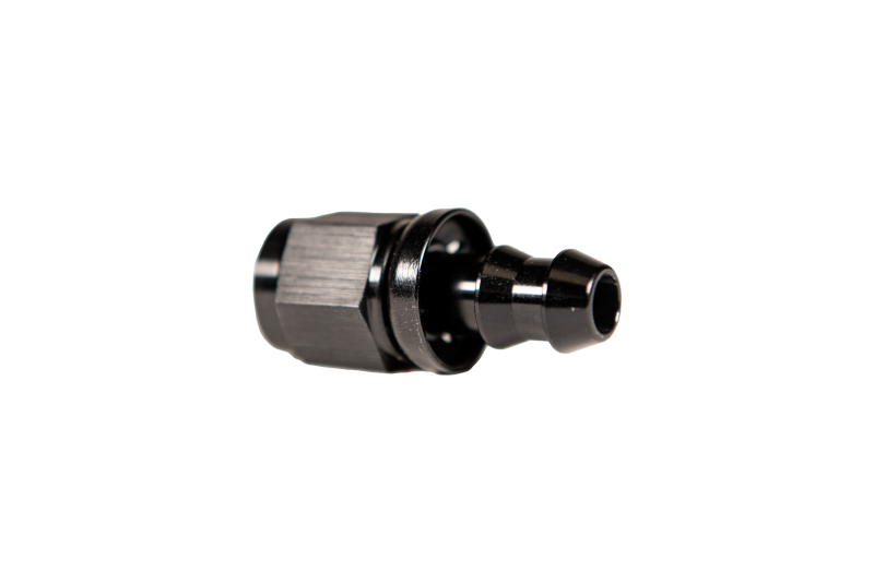 -6 Straight to Hose Barb - Black