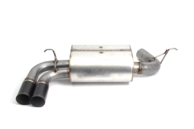 Dinan 17-20 BMW 330i/430i (F30/F31/F32/F33/F36) Free Flow Axleback Exhaust System - Black Tips