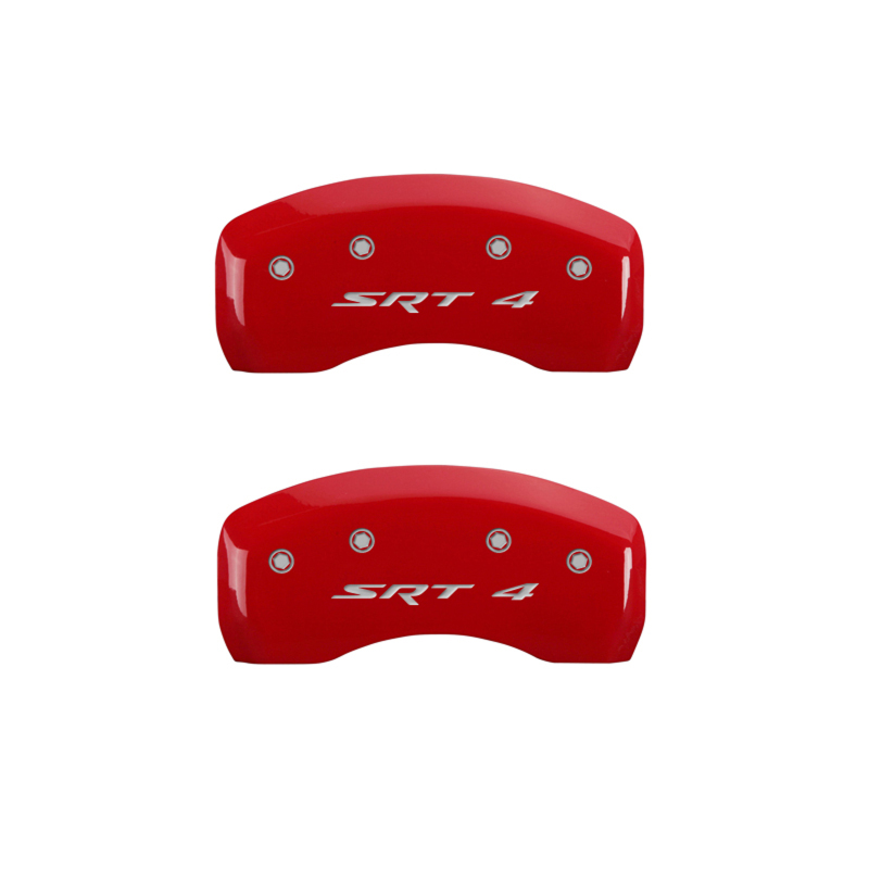 MGP 4 Caliper Covers Engraved Front & Rear SRT4 Yellow finish black ch thumbnail 9