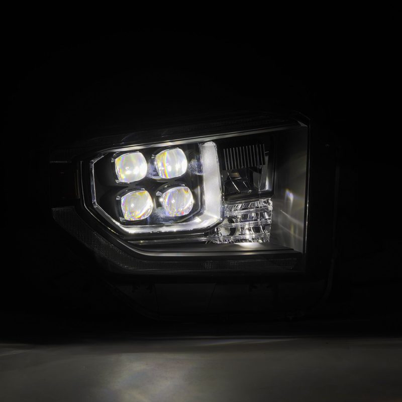 AlphaRex 14-21 Toyota Tundra NOVA-Series LED Proj Headlights Blk w/Actv Light & Seq. Sig + DRL thumbnail 6