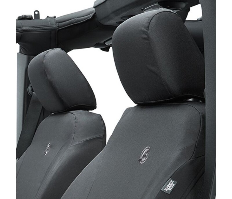 Bestop 13-18 Jeep Wrangler JK Front Seat Covers (Black Diamond) thumbnail 2
