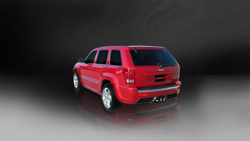 Corsa 2006-2010 Jeep Grand Cherokee 6.1L V8 Polished Sport Cat-Back Exhaust thumbnail 7