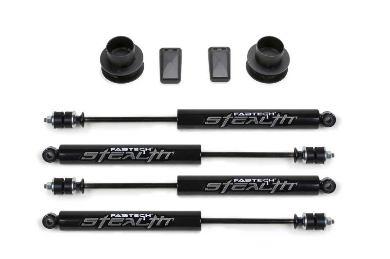 Fabtech 14-18 Ram 2500 4WD 2.5in Coil Spcr Kit w/Stealth (1x fabFTS23155, 2x fabFTS6236)