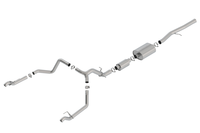Borla 19 Chevrolet Silverado/GMC Sierra 1500 6.2L SS (S-Type) Catback Exhaust w/ Factory Tips thumbnail 2