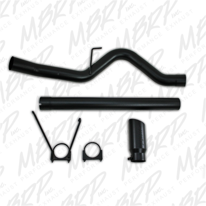 MBRP 10-12 Dodge 2500/3500 Cummins 6.7L Filter Back Single Side Black Coated Exhaust System thumbnail 4