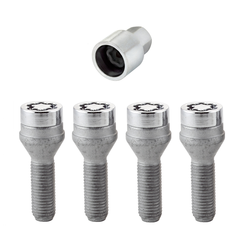 Cone Seat Style Wheel Lock Bolts-Chrome