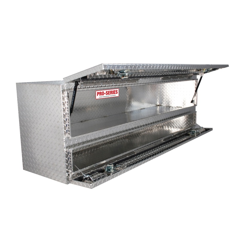 Westin/Brute High Cap 72in Stake Bed Contractor TopSider w/ Doors - Aluminum thumbnail 2