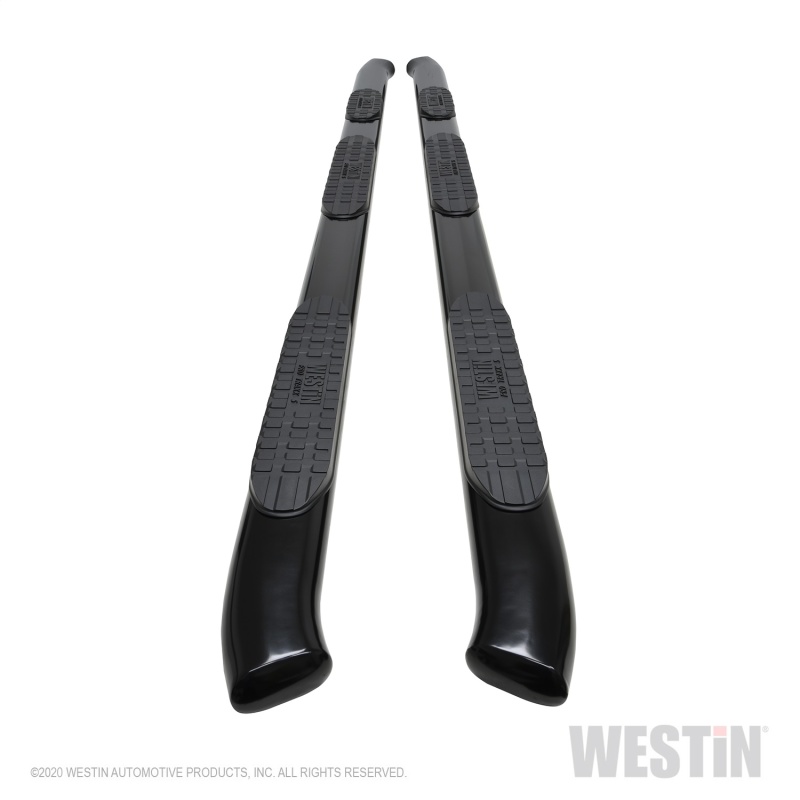 Westin 2020 Chevy Silverado 2500/3500 Double Cab (8ft Bed) PRO TRAXX 5 Oval W2W Nerf Bars - Black thumbnail 6