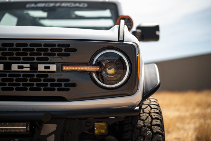 DV8 Offroad 2021-2025 Ford Bronco Black Headlights thumbnail 6
