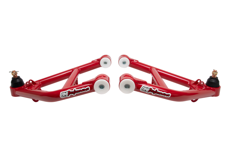 UMI Performance 64-72 GM A-Body Tubular Lower Front A-Arms Corner Max Tall Ball Joint thumbnail 4