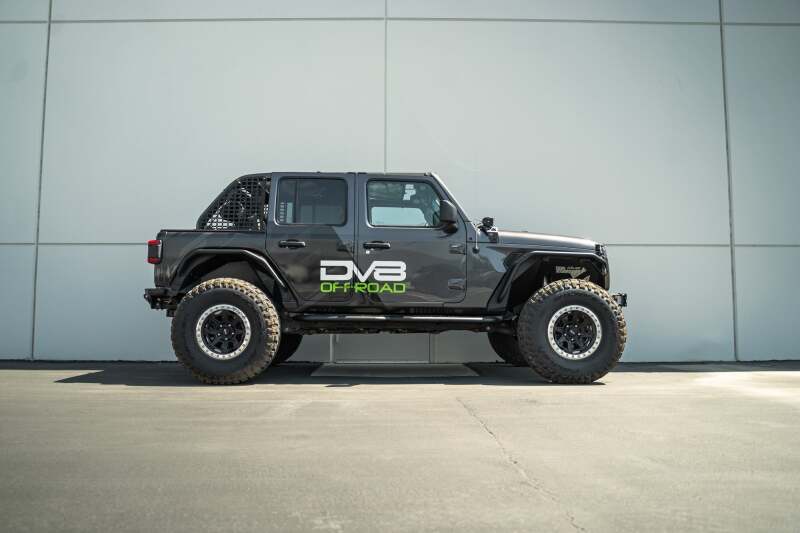 DV8 Offroad 18-23 Jeep Wrangler JL 4 Door Body/Pinch Weld Mounted Step thumbnail 9