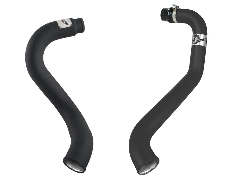 BladeRunner 3 IN Aluminum Hot and Cold Charge Pipe Kit Black