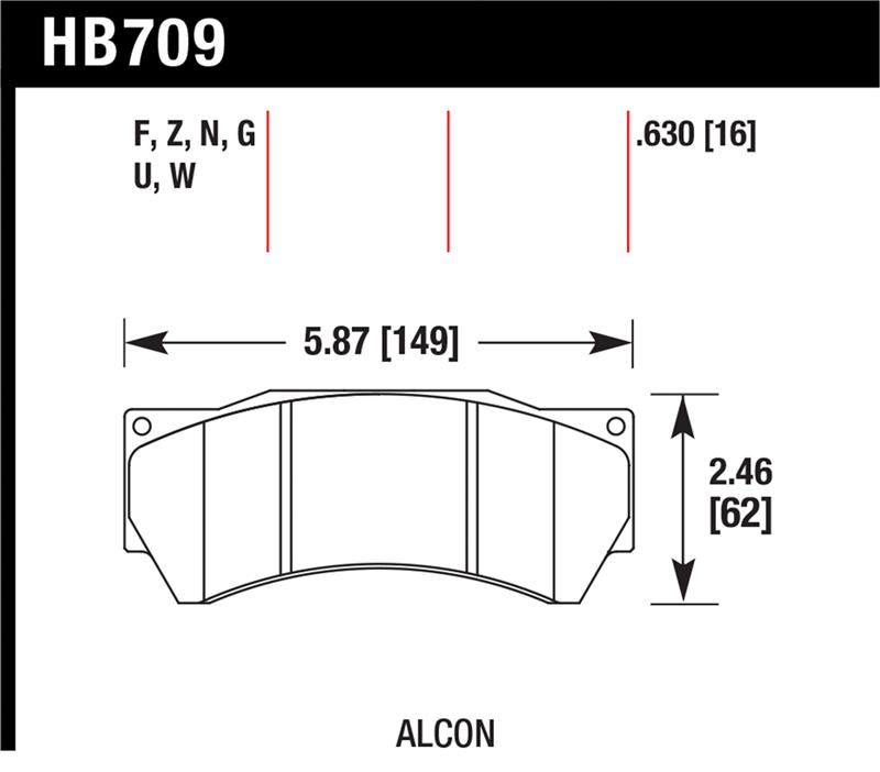 HAWK DTC-70 Brake Pad Sets