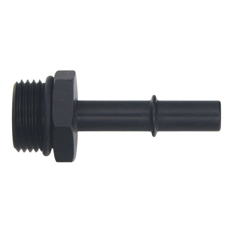 DeatschWerks 10AN ORB Male to 3/8in Male EFI Quick Connect Adapter - Anodized Matte Black thumbnail 2