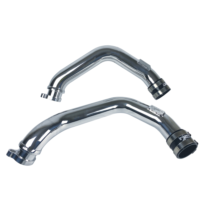 Injen 15-16 BMW M3 (F80) L6 Twin Turbo Polished Intercooler Charge Pipe w/ 1/8in Female NPT Bungs thumbnail 5