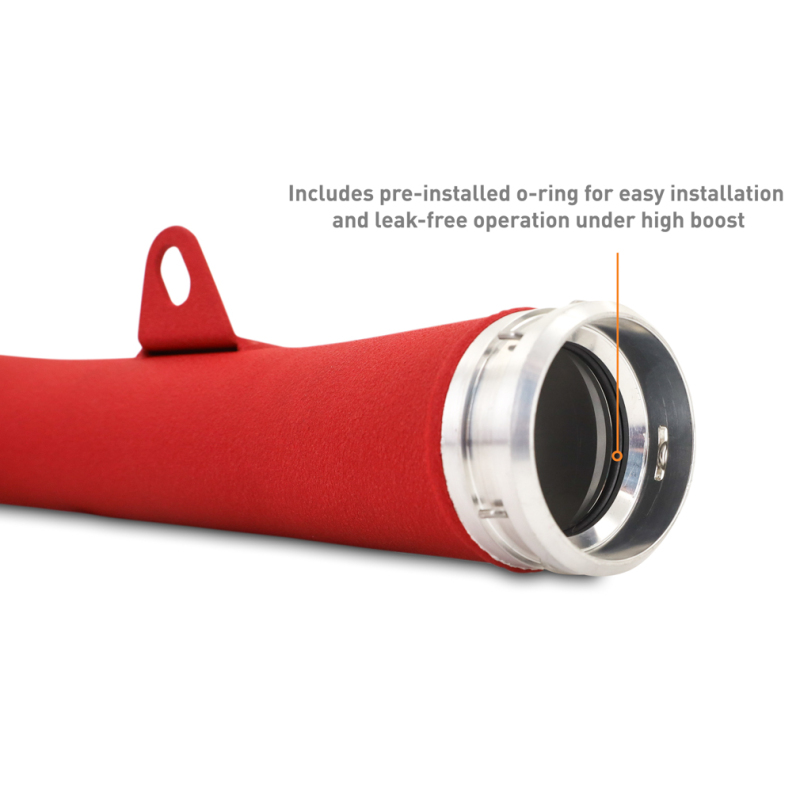 Mishimoto MMTMIC-WRX-22KSLRD Top-Mount Intercooler Kit, Red Pipe, fits Subaru WRX 2022+