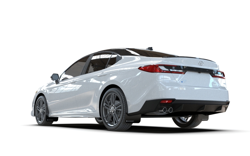 Rally Armor 25-26 Toyota Camry Black UR Mud Flap White Logo thumbnail 2