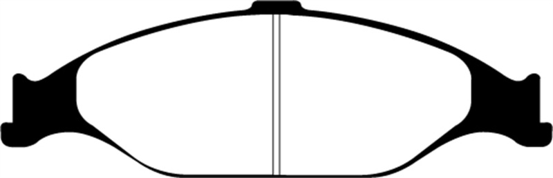 EBC 99-04 Ford Mustang 3.8 Yellowstuff Front Brake Pads thumbnail 7