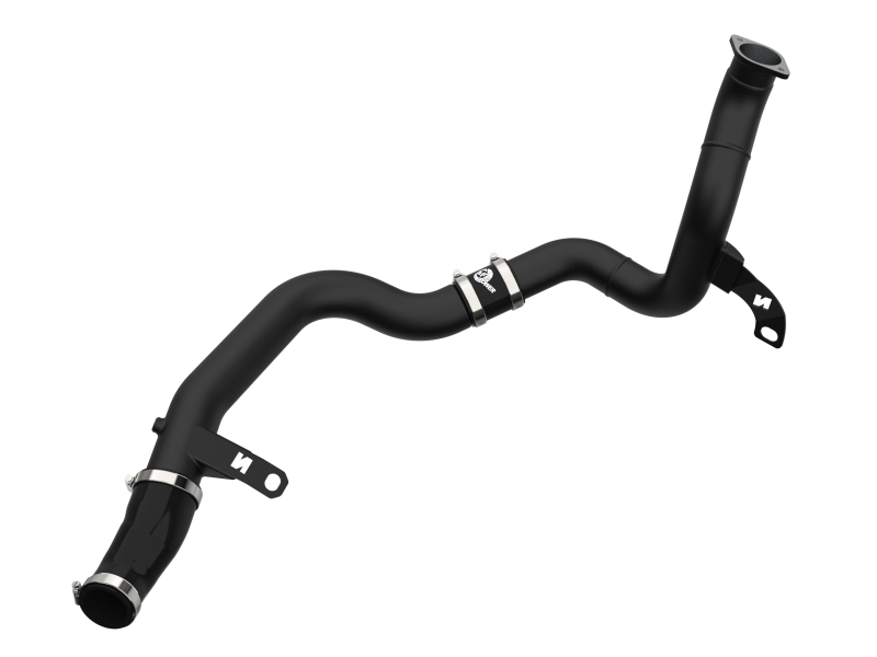 BladeRunner 2-1/4 IN to 2-1/2 IN Aluminum Hot Charge Pipe Black