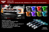 Oracle 15-17 Ford F-150 Headlight DRL Upgrade Kit - ColorSHIFT w/o Controller thumbnail 9
