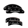 MGP 4 Caliper Covers Engraved Front & Rear Honda Black finish silver ch thumbnail 8