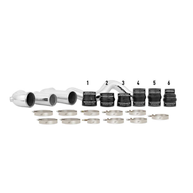 Mishimoto MMINT-DMAX-11KSL Intercooler Kit, Silver/Polished, fits Chevrolet/GMC 6.6L Duramax 2011-2016