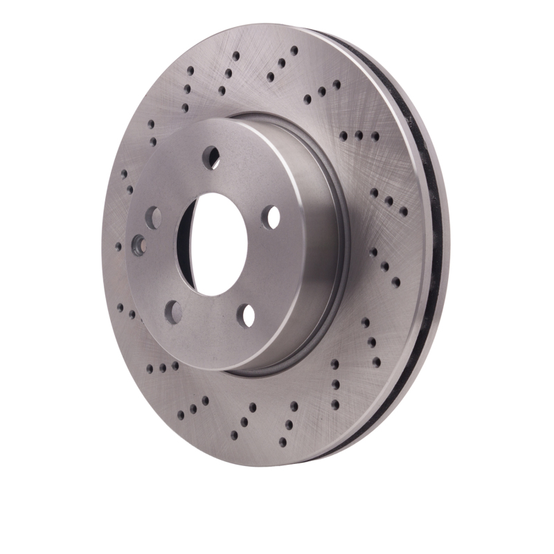 DFC 08-15 Mercedes-Benz C250 Front Drilled Brake Rotor thumbnail 2