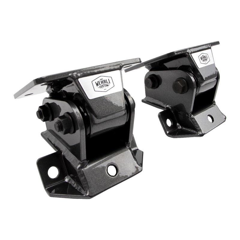 Wehrli 11-16 Chevrolet Duramax LML Heavy Duty Engine Mount - Gloss Black