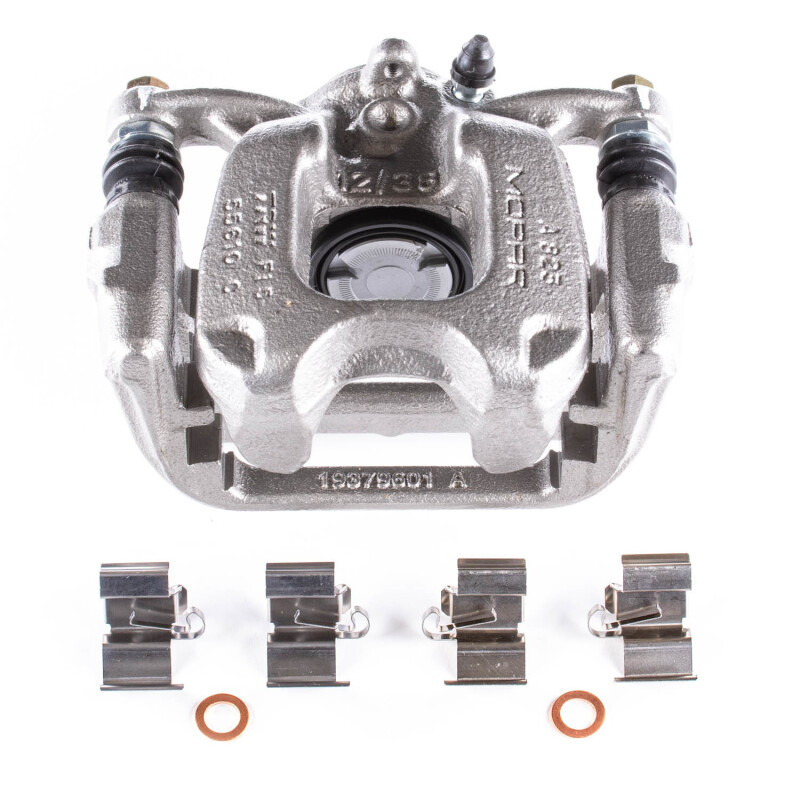 PowerStop Z17 Evolution Plus Stock Replacement Brake Kits with Calipers for 2016-2018 500X, 2015-2018 RENEGADE - KCOE7300 Disc Kit, Replacement, Remanufactured, Front and Rear, Solid Surface Rotors, 1-piston Calipers, Pads, Fiat, Jeep, Kit thumbnail 3