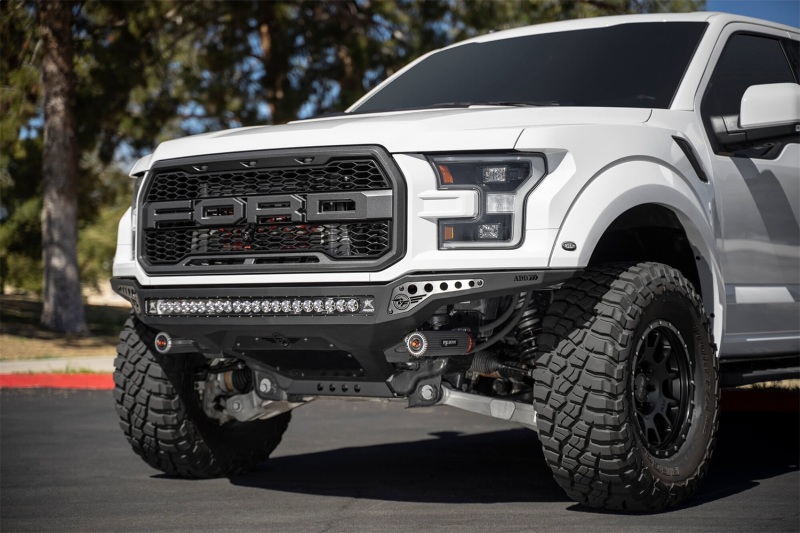 Addictive Desert Designs 17-20 Ford F-150 Raptor Rock Fighter Frame Cut Front Bumper thumbnail 3
