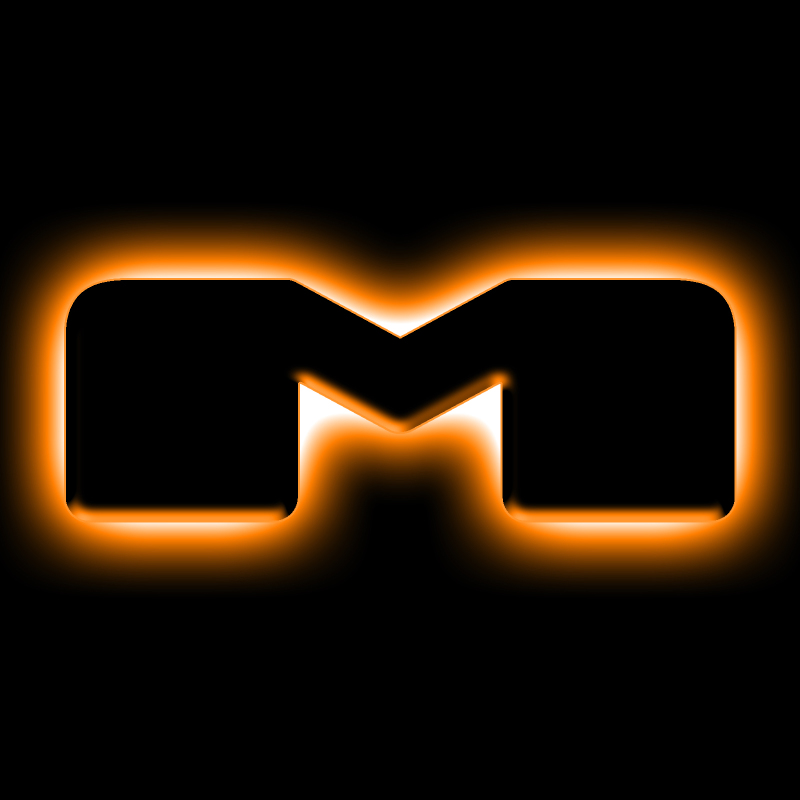 ORACLE Lighting Universal Illuminated LED Letter Badges - Matte Blk Surface Finish - M