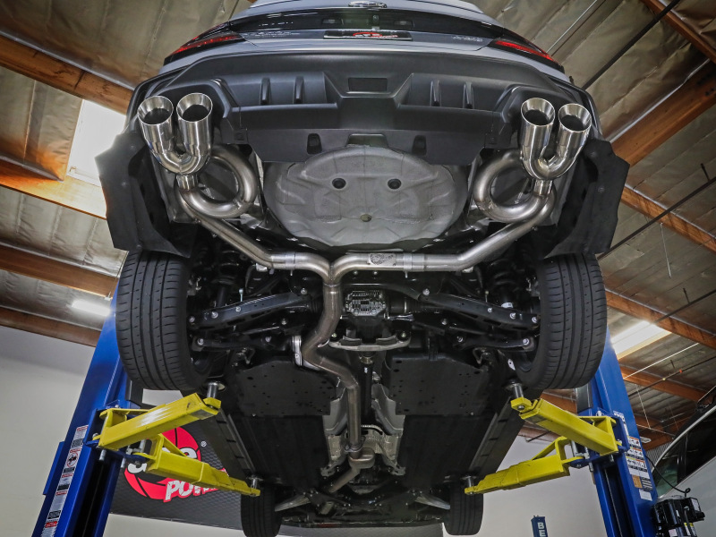 aFe POWER Takeda 3in to 2-1/2in 304 SS Cat-Back Exhaust w/ Black Tips 22-23 Subaru WRX H4-2.4L (t) thumbnail 7