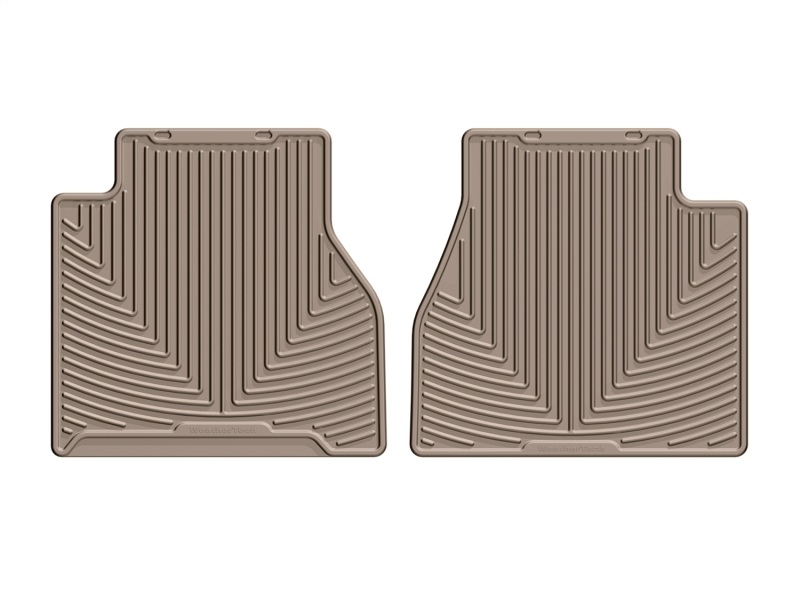 WT Rubber Mats - Rear - Tan