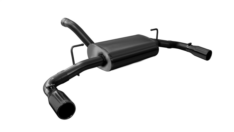 Corsa 2018-2025 Jeep Wrangler JL 2.5in Dual Rear Exit Black Tips Sport Axle-Back Exhaust thumbnail 4