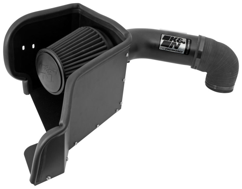 K&N 09-13 Dodge Ram 1500 Pickup 5.7L V8 / 11-13 Ram 1500 5.7L V8 Black Performance Intake Kit thumbnail 3