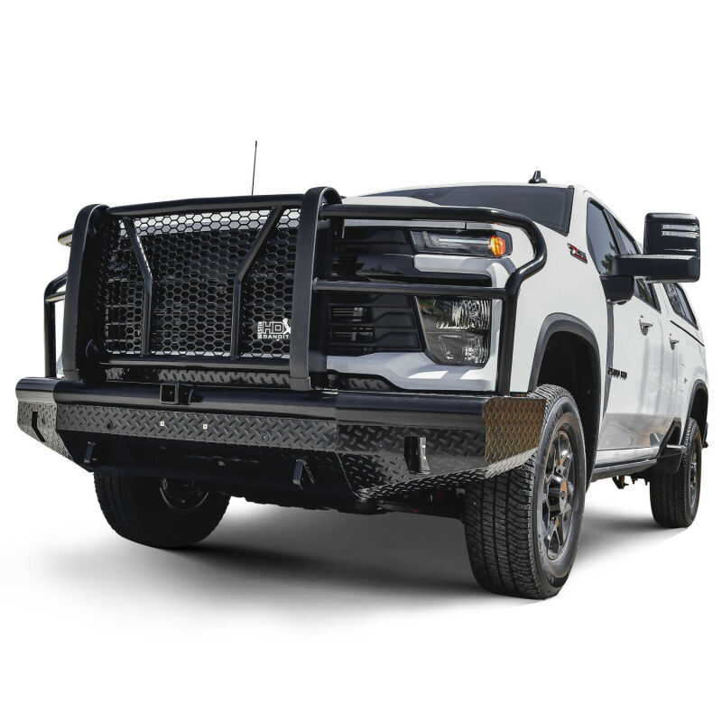 Westin 2025 Chevrolet Silverado 2500/3500 HDX Bandit Front Bumper - Black thumbnail 7
