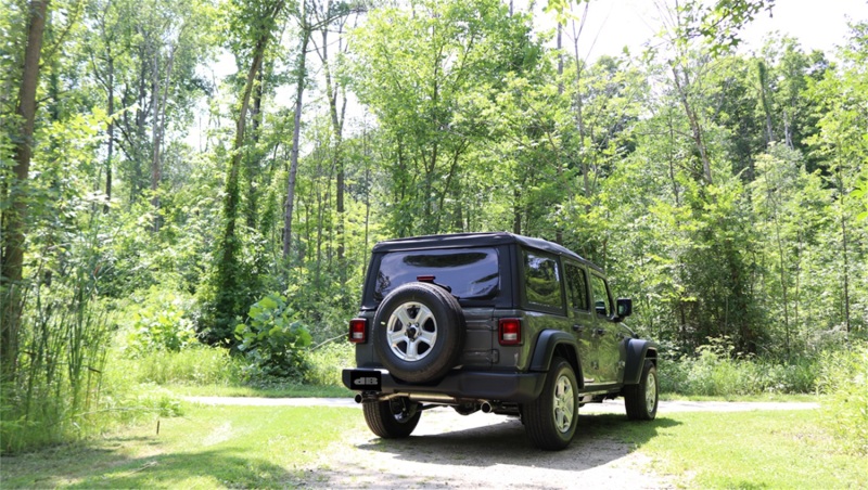 Corsa 2018-2025 Jeep Wrangler JL 2.5in Dual Rear Exit Polished Tips Sport Axle-Back Exhaust thumbnail 7
