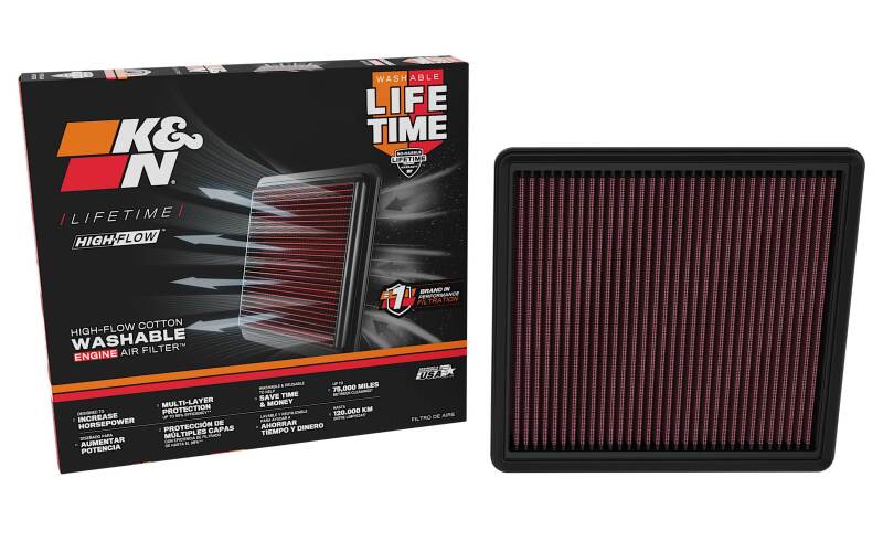 K&N Replacement Air Filter Hyundai Palisade L4-2.5L F/I 2026 thumbnail 2