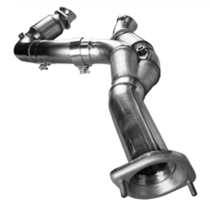 Kooks 99-06 GM 1500 Series 3in x OEM Out Cat SS Y Pipe Kooks HDR Req thumbnail 4