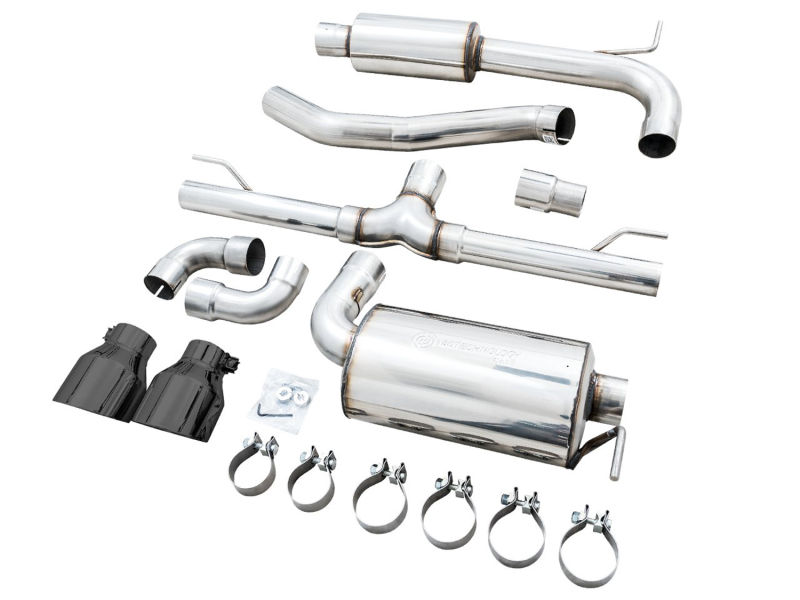 AWE Tuning 2022 VW GTI MK8 Touring Edition Exhaust - Diamond Black Tips thumbnail 7