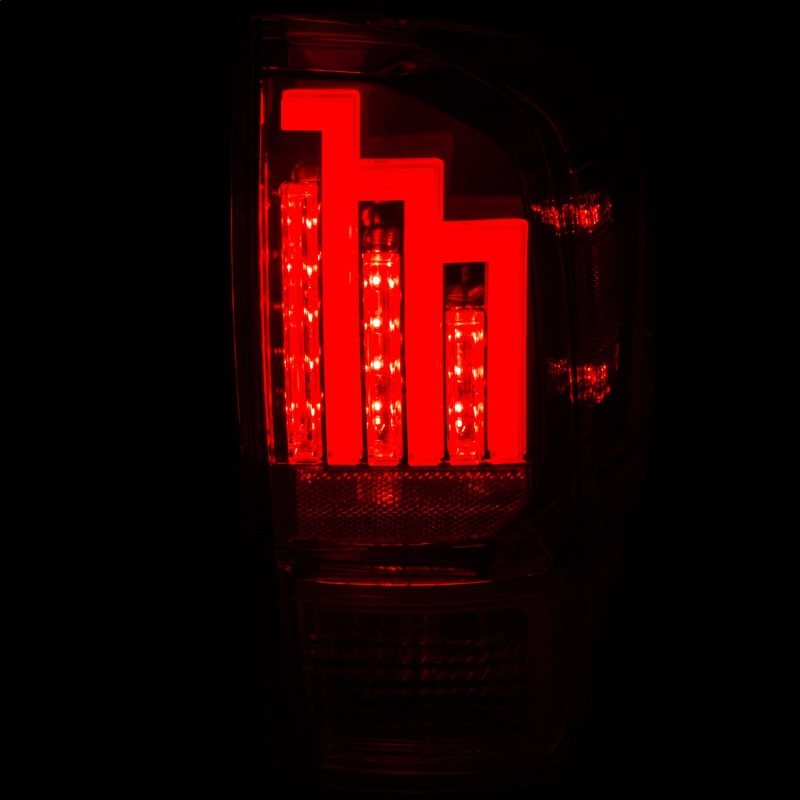 ANZO 2016-2017 Toyota Tacoma LED Taillights Red/Clear thumbnail 8