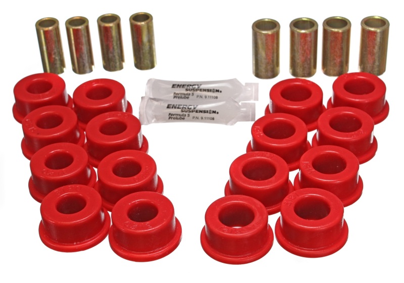 Energy Suspension 84-95 Chevy Corvette Red Rear End Control Arm Bushing Set thumbnail 4