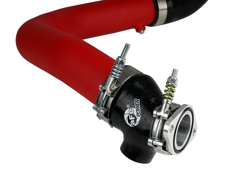 aFe BladeRunner 2.5in Aluminum Hot Side Charge Pipe 15-20 Subaru WRX 2.0T - Red thumbnail 8