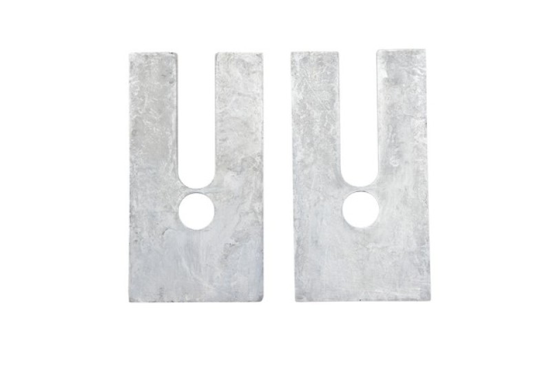 Belltech Pinion Shims 4974 Shims, Aluminum, 2.5 Degree, 2.5 in. Width, Pair thumbnail 4