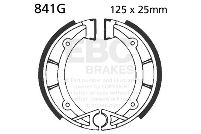 EBC 1984 Maico/M-Star All Models Front Left Sintered HH/R Brake Pads